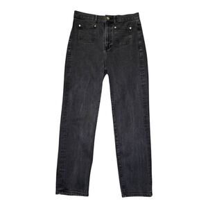 Express Women's Slim Super High Rise Jeans‎ Black Size 6 Dark Wash